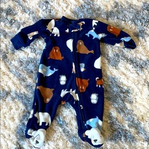Carter’s fleece onesie